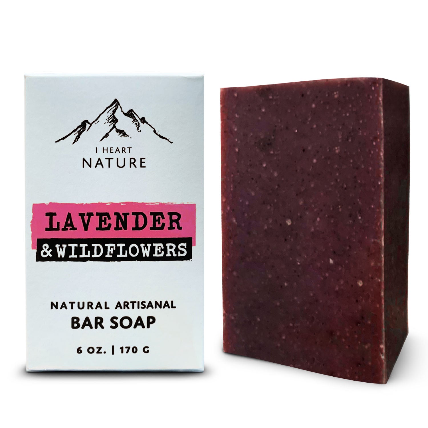 Lavender & Wildflower Soap Bar - Long Lasting Rich Creamy Moisturizing Lather