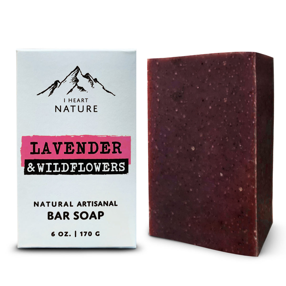 Lavender &amp; Wildflower Soap Bar - Long Lasting Rich Creamy Moisturizing Lather