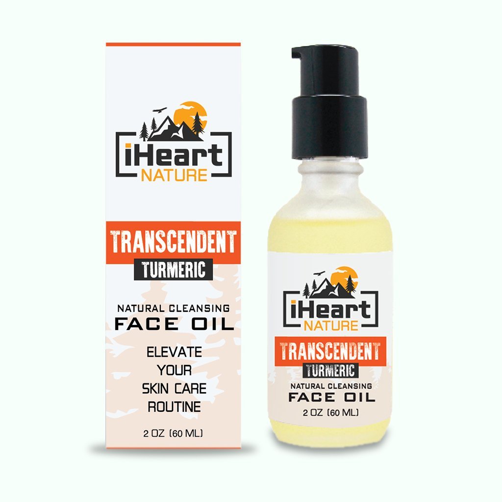 Turmeric Cleansing Face Oil - Elevate Your Skin Care Routine for Youthful Clear Toned Skin - iHeart Nature